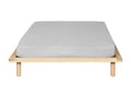 Pack lit avec matelas 160x200 cm bois massif hêtre Boisona BEMV22216