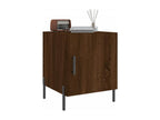 Tables de chevet 2pcs chêne marron 40x40x50 bois d'ingénierie GAXN36951