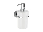 Distributeur de savon liquide céramique Boisona avec support mural - Blanc - 360 ml ZNFE58620
