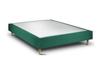 Sommier Tapissier Velours Vert 140x190 H35cm HZWX99499