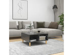 Table basse Gris brillant 60x60x30 cm Aggloméré IYBG04011