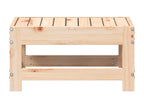 Repose-pied de jardin 62x30x32 bois de pin massif BWYV46931