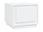 Table basse blanc 51x50x44 cm bois d'ingénierie WYNC04351