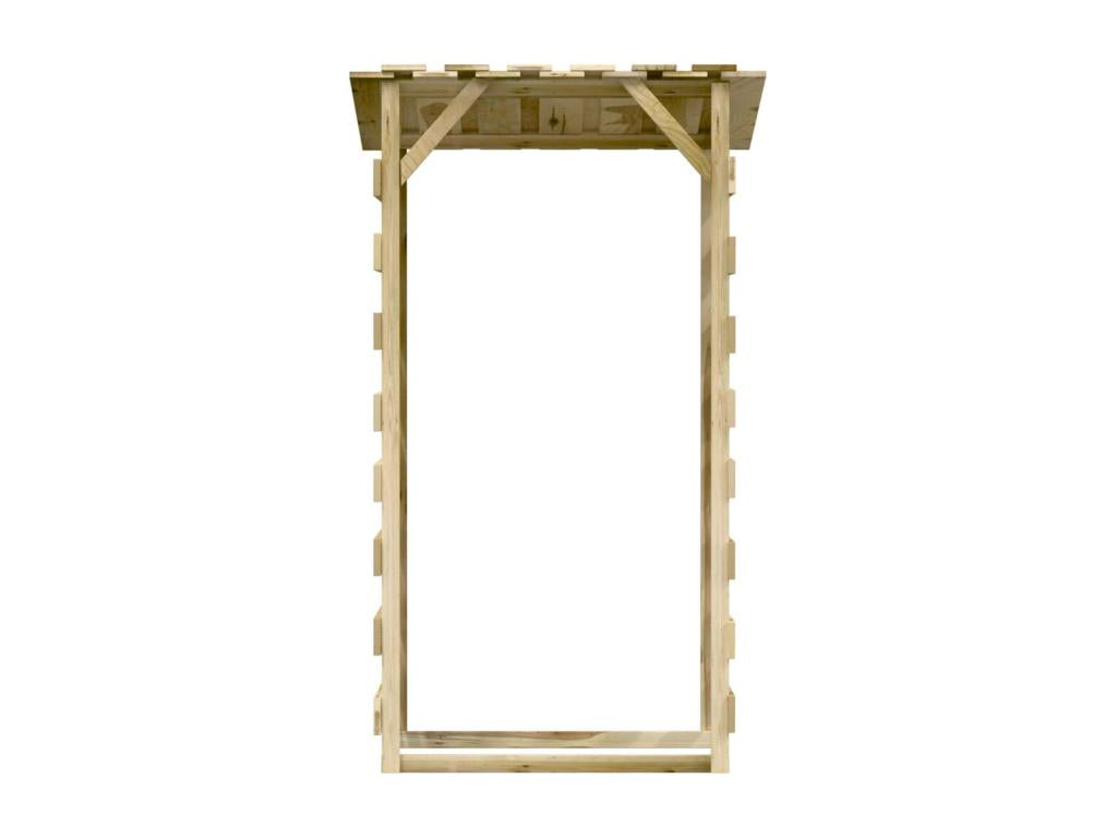 Pergolas avec toits 3 pcs 100x90x200 Bois de pin imprégné CLFM39797