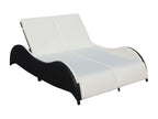 Transat chaise longue bain résine noire 200x132x45 cm 02 0012729 NEKJ94300