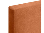 Boisona Tête de lit en tissu Boisona lisse avec Boutons 135x50cm Lits 120/135 - Boisona RSPW35539