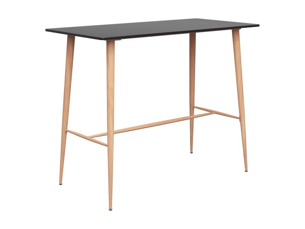 Ensemble de bar 7 pcs Noir et gris 3 WIHU11078