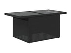 Salon de jardin 6 pcs avec coussins noir résine tressée JHYP30450