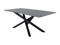 Table À Manger Boisona DT90 90x180x76 Noir ANSP93644