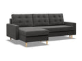 Canapé d'angle avec fonction couchage Coussin réversible Boisona Gris XTTZ79972