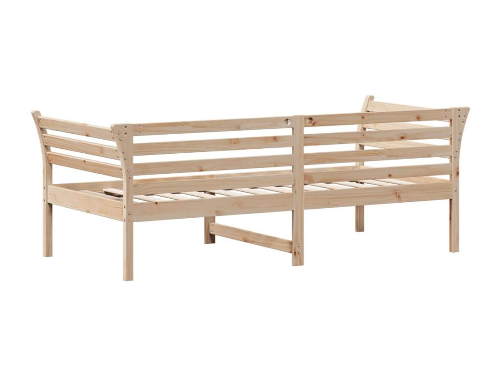 Lit de jour 90x190 Bois de pin massif JMKD92340