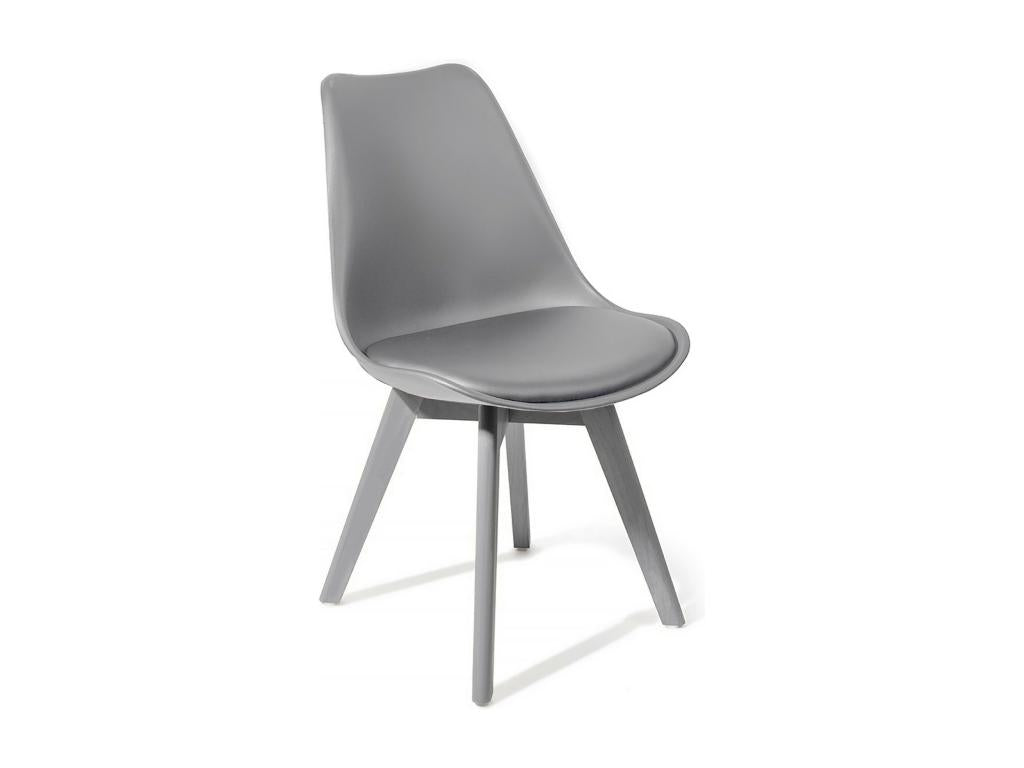 Lot de 4 chaises GRIS HJKC68019