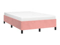 Cadre de lit rose 120x190 velours CFBS23065