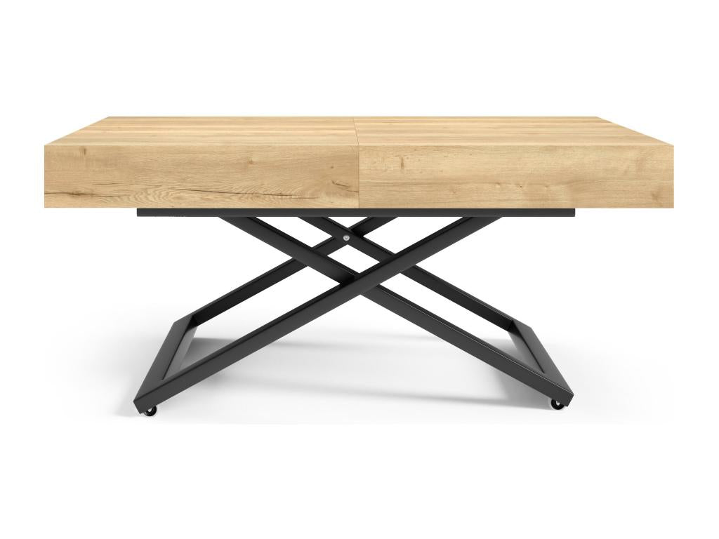 Table basse beige, 80 x 200 x 80 cm