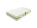 Ensemble Matelas Boisona 30 cm mousses haute densité ferme face été/hiver sommier gris ep20cm 90x190cm CSFC11886