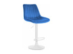 Tabouret de bar x1 métal blanc 49,5x50x91 cm 10 0005432 ZLBW36683