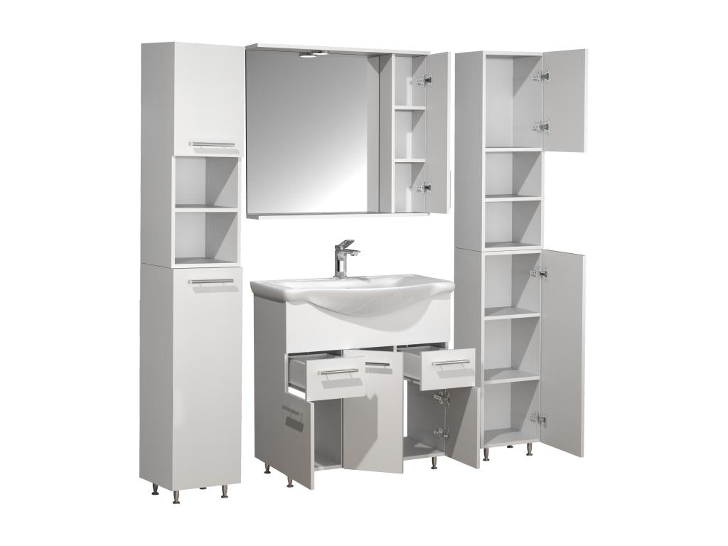 5 pcs- plan de toilette lavabo Boisona XL ADJQ62608