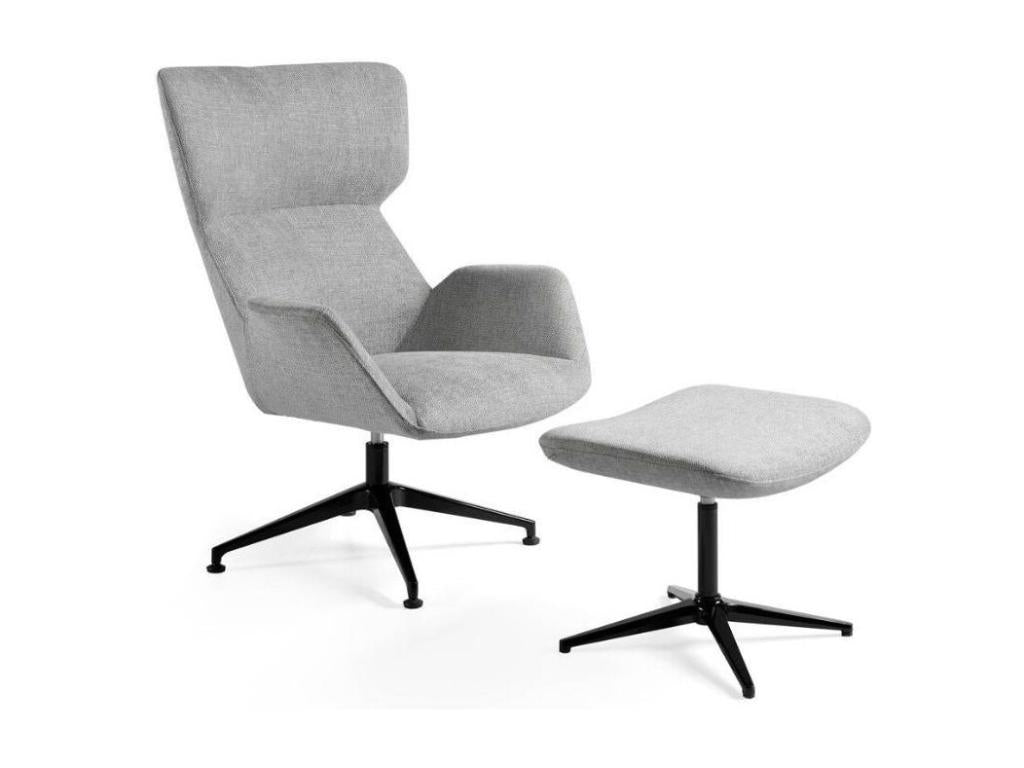 Repose-pieds pivotants tissu et pieds acier Boisona-Couleur Boisona 07 QKWQ17963