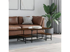 Table basse chêne marron 100x50,5x40 cm bois d'ingénierie RSDO32466