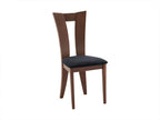 Lot de 2 chaises Boisona - Hêtre massif - Coloris Noyer et expresso SWVY78142