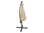 Parasol déporté Boisona rond 3m de diamètre beige housse - Boisona SJRF91783