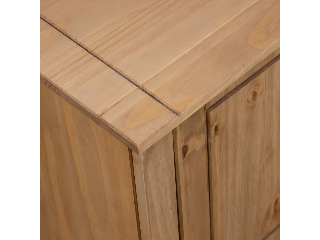 Meuble TV 120x40x50 cm Bois de pin massif Gamme Boisona UYLN85504