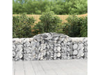 Paniers à gabions arqués 3 pièces 300x50x80/100 cm fer galvanisé LGZJ46033