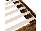 Cadre de lit chêne fumé 120x190 cm bois d'ingénierie KRNN22855