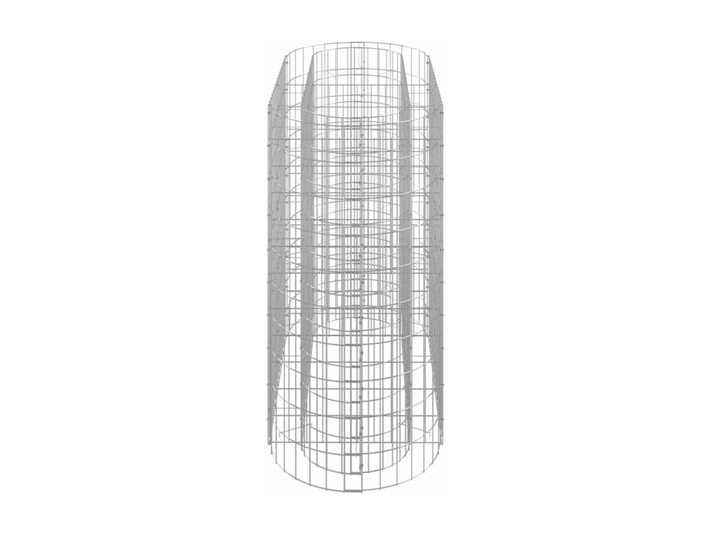Lit surélevé à gabion Fer renforcé 120x50x100 cm VOUL92177