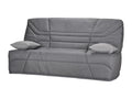 Canapé clic clac tissu avec rangement matelas Boisona 14cm Boisona 193cm-Couleur Bleu marine FMRN47097