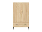 Buffet haut chêne Boisona 69,5x31x115 cm bois d'ingénierie FDZO54260